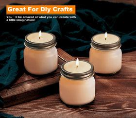 Rainforce mason jar open-mouth design facilitates easy filling and cleaning.