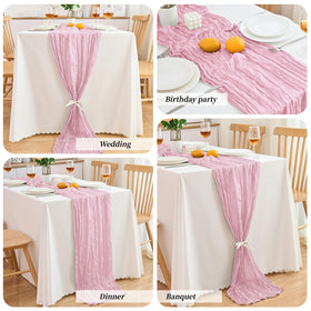 RAINISH table runner suits weddings, holidays, and parties for versatile decor