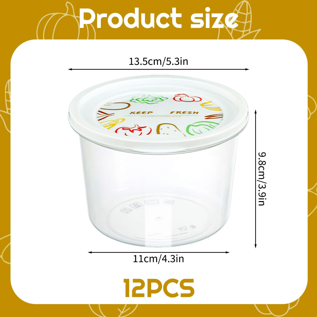 Rainmae stackable dough proofing boxes with lids save fridge space.