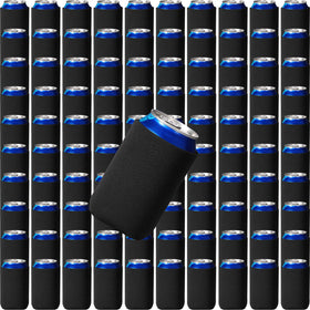 Raiten 200-piece beer cooler sleeves stacked for easy storage.
