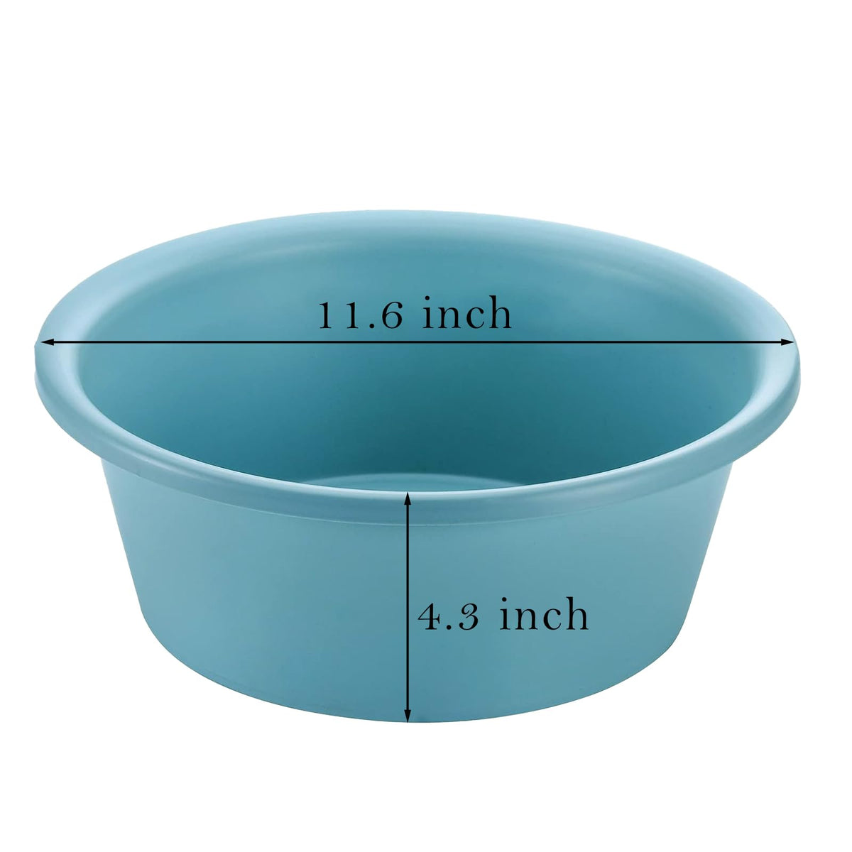RALAHBEIFM round wash basin pink 4-pack perfect for outdoor picnics and cleaning.
