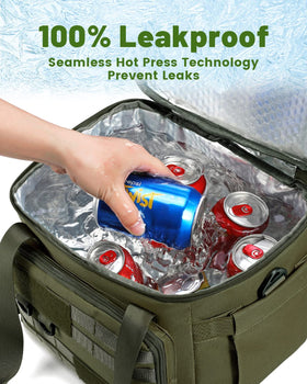 RalChyez Lunch Bag adjustable shoulder strap supports comfortable carry all day.