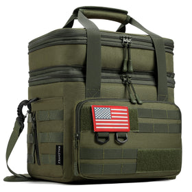 RalChyez Tactical Lunch Bag front view with 20L capacity for meals on the go.
