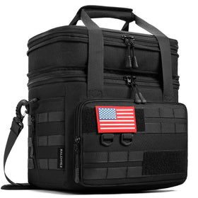 RalChyez lunch box exterior with tissue side pocket for clean napkins