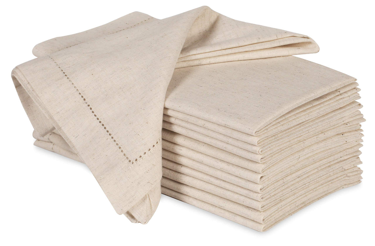 Ramanta Home hemstitched dinner napkin for formal dining or everyday use