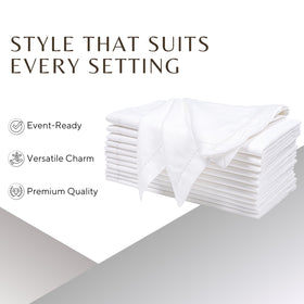 Ramanta Home napkins with mitred corners showcase a timeless finish.