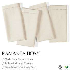 Ramanta Home natural flax-cotton napkin offering durable daily use