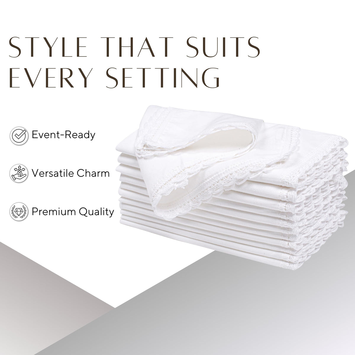 Ramanta Home wedding table setup with timeless simplicity and elegance.