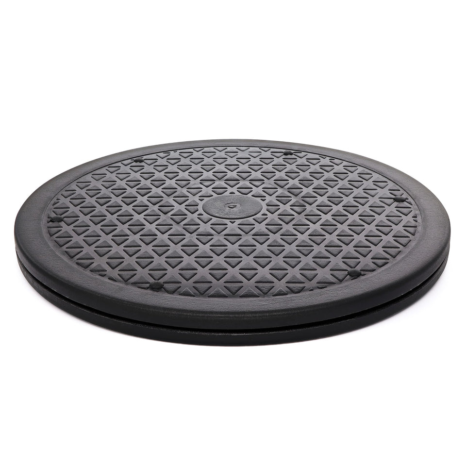RamPro 10-Inch Lazy Susan top view shows versatile rotating platform for easy access