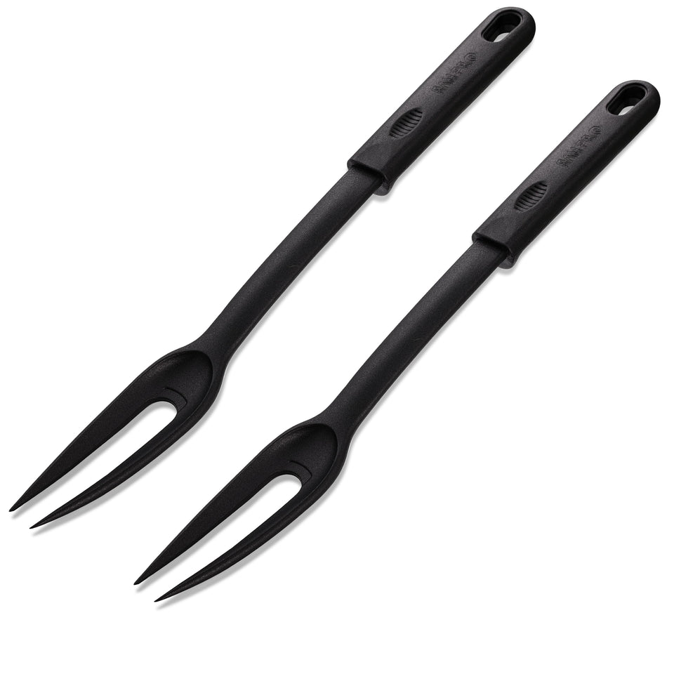 Ram Pro nylon fork with heat-resistant design ideal for high-heat cooking without scratching pans.