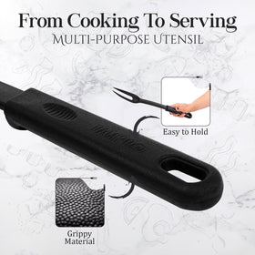 Ram Pro nylon fork features hang hole for convenient kitchen storage.