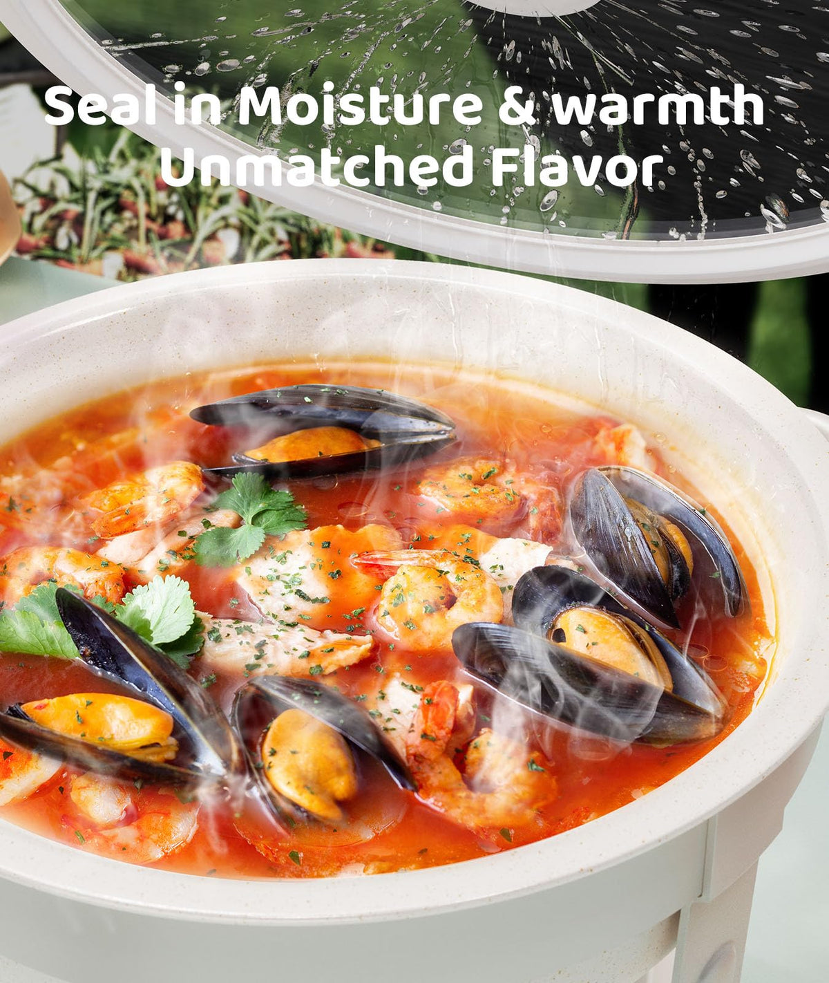 RAMVIC Maifanite non-stick coating enables quick, easy cleaning after use.