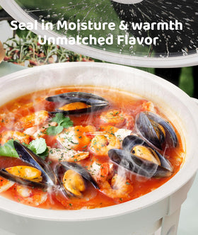RAMVIC Maifanite non-stick coating enables quick, easy cleaning after use.
