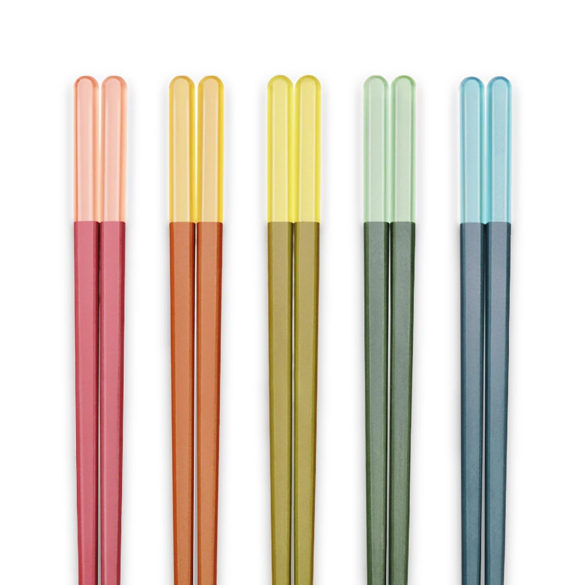 Random Mood chopsticks in ice fog color with elegant reusable design