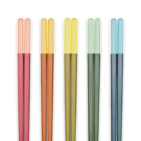 Random Mood chopsticks in ice fog color with elegant reusable design