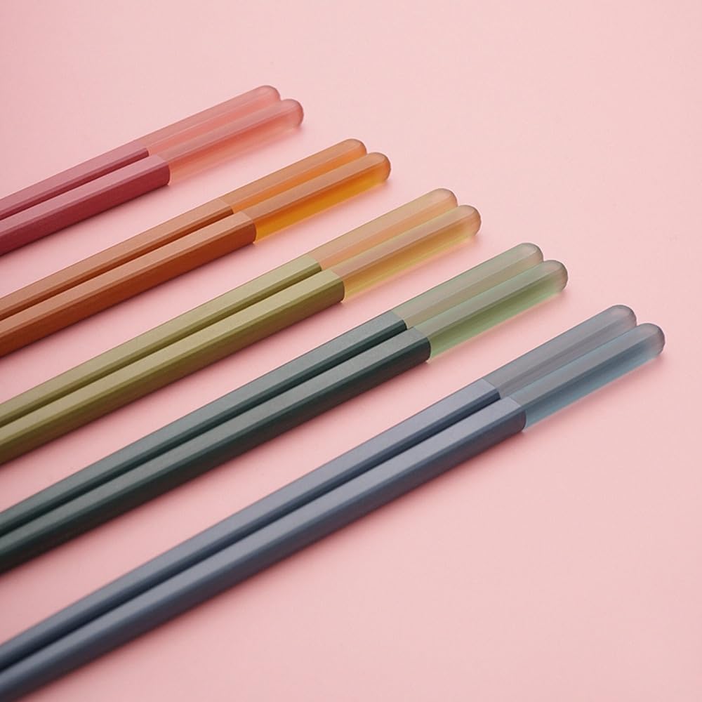 Random Mood square-end chopsticks for precise grip