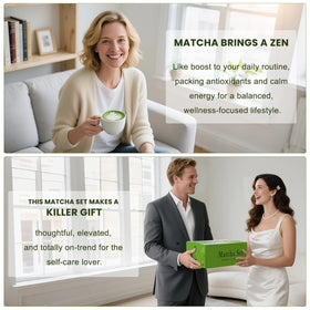 RANERANE 6-piece matcha kit ideal gift for tea lovers.