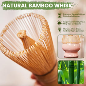 RANERANE stainless sifter highlights precise blending for smooth matcha.