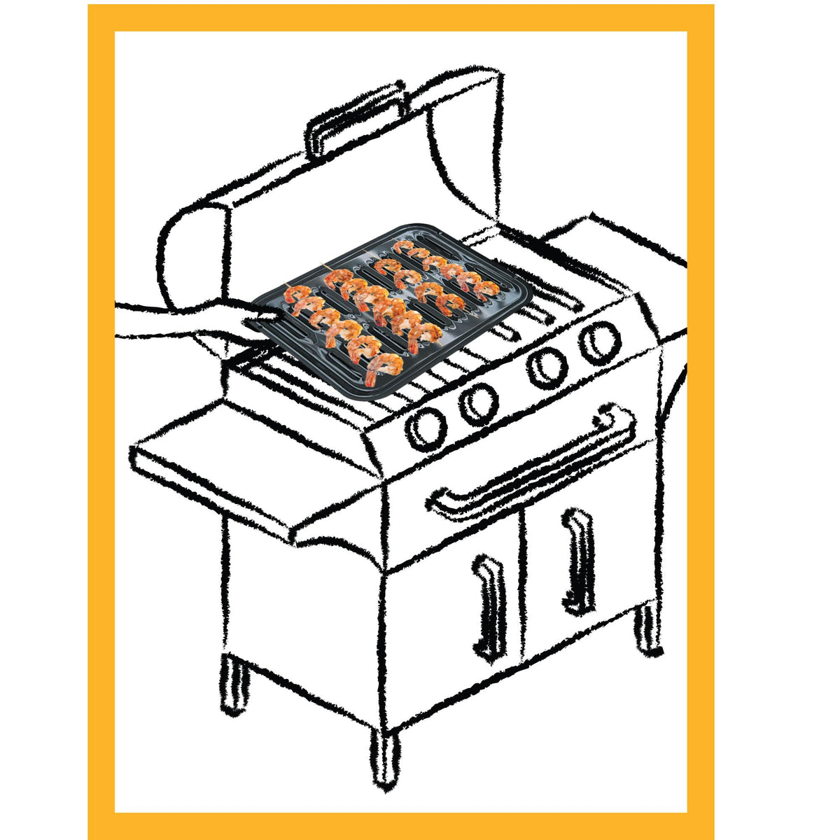Range Kleen BP106X bottom pan doubles as a baking dish for cakes