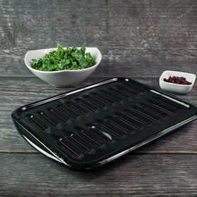 Range Kleen BP106X delicate items grill well on the top grate