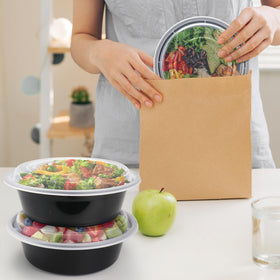RANLITTLE BPA-free 32oz bowls for safe storage and reuse.