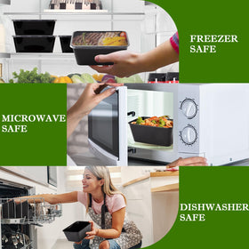 RANLITTLE BPA-free recyclable to-go container ideal for on-the-go meals.