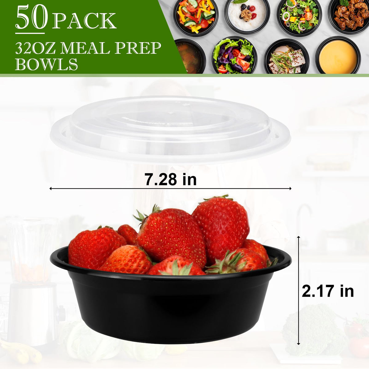 RANLITTLE BPA-free bowls suitable for delis and catering packaging.