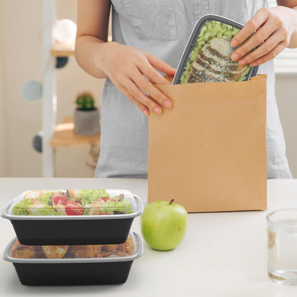 RANLITTLE freezer-safe crack-resistant container keeps portions fresh