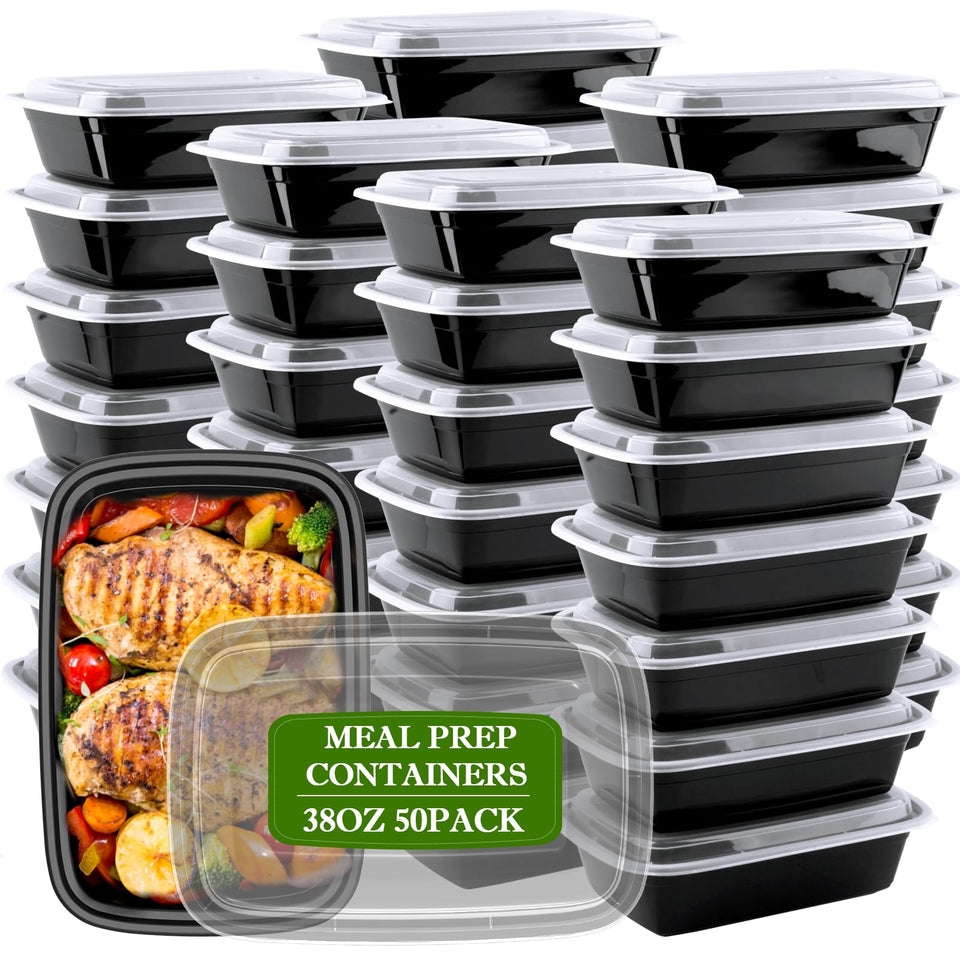 RANLITTLE 38oz meal prep container with lid for organized lunches