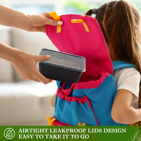 RANLITTLE microwave-safe meal prep container for quick reheating.