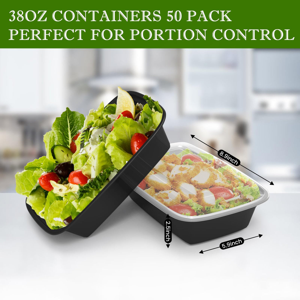 RANLITTLE stackable containers saving space in fridge and cabinet