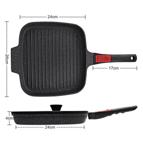 RANX INGST griddle pan aluminum body delivering steady heat