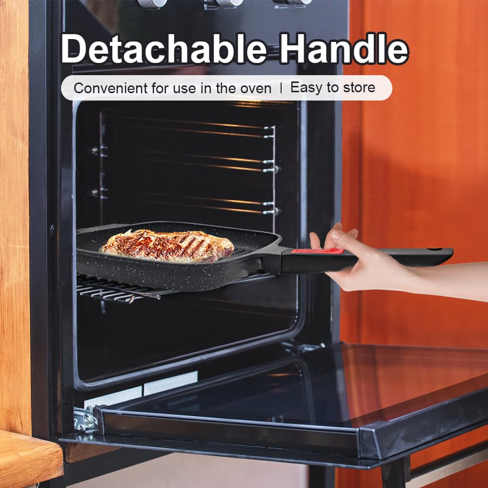 RANX INGST griddle pan nonstick coating for easy cleanup