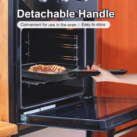 RANX INGST griddle pan nonstick coating for easy cleanup