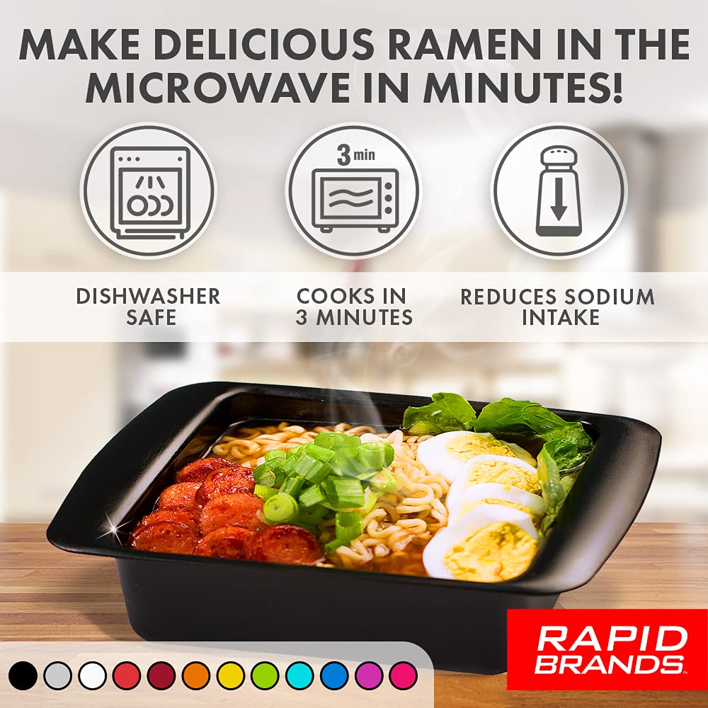 Rapid Ramen Cooker in action, microwave-quick-cook for minutes