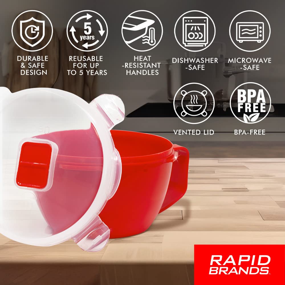 Rapid Soup Mug made with BPA-free materials for everyday use.