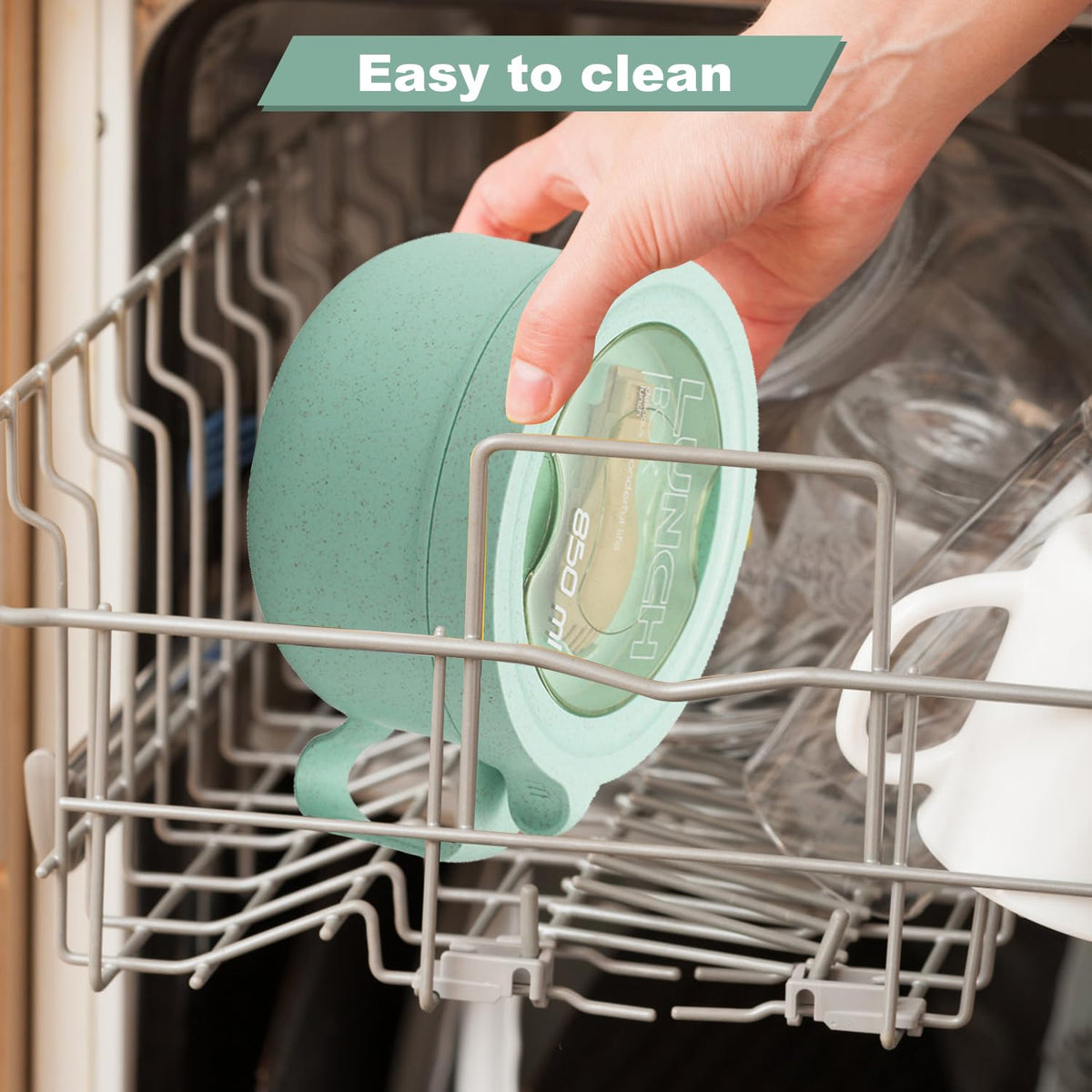 Rarapop twist-lock lid with steam vent helps keep contents warm and contained.