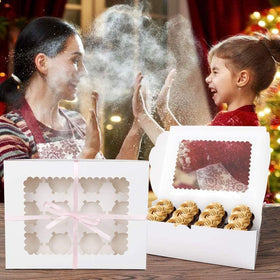 Rarapop pastry box with window protects treats while showcasing the display