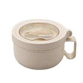 Rarapop soup bowl with removable cap for safer microwave reheating.