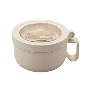 Rarapop soup bowl with twist-lock lid for spill-free meals on the go.