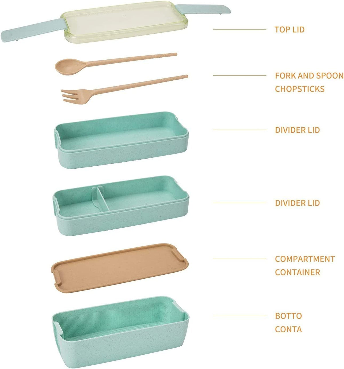Rarapop three-compartment design keeps foods separate and tasty during transport