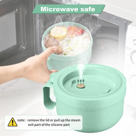 Rarapop twist-lock lid preserves heat and minimizes splashes during meals.