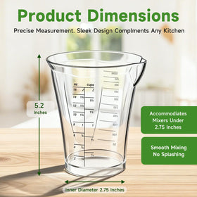 Ratiekc 500ml cup suitable for smoothies, sauces, and baby foods.