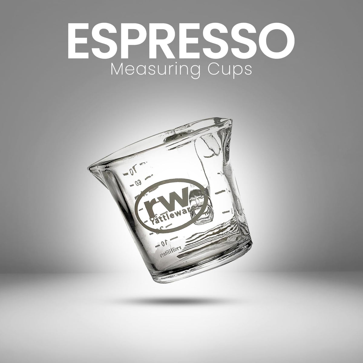 Rattleware 3 oz capacity shot glass ensures consistent portions.