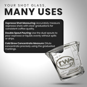 Rattleware elegant shot glass enhances table presentation during gatherings.