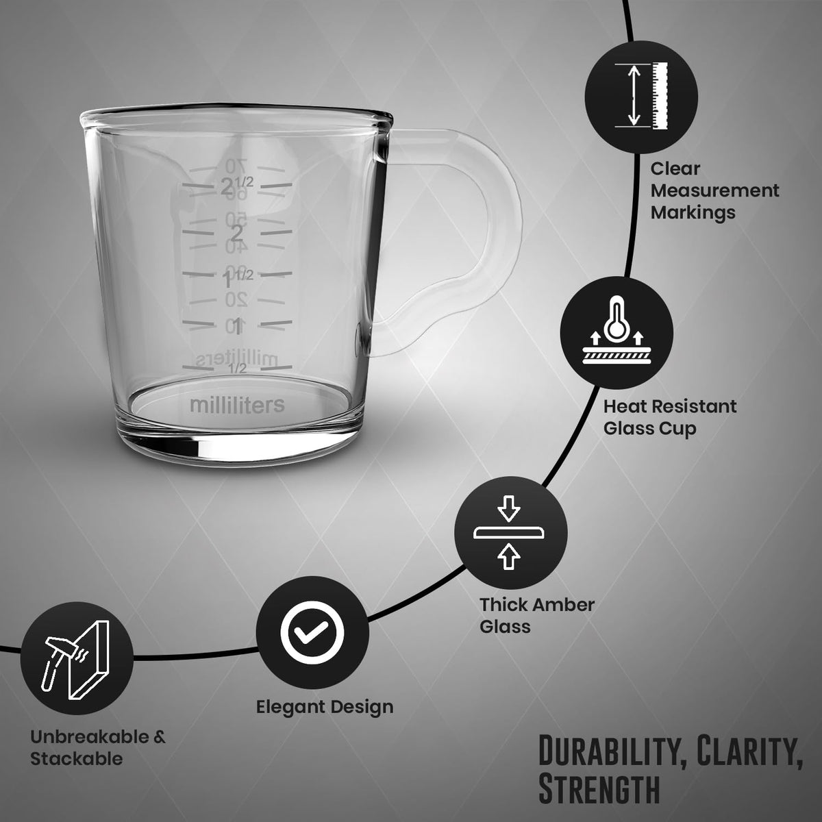 Rattleware high-volume pour cup ideal for busy café service.