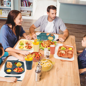 Ratulie picnic-ready dinnerware for outdoor meals with children.