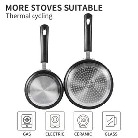RATWIA 2-quart saucepan front view, great for simmering sauces and pasta.