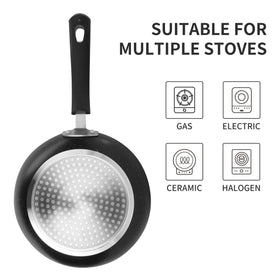 RATWIA nonstick coating frying pan—easy release and quick cleanup.