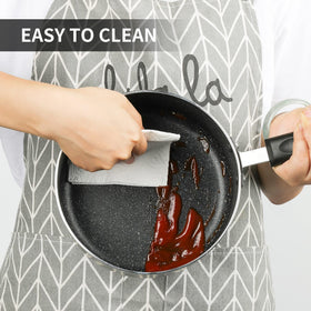 RATWIA induction-compatible saucepan fits multiple cooktops.